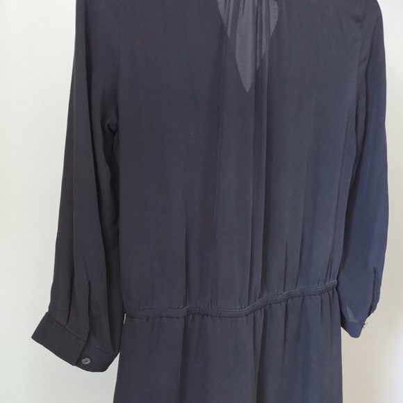 Aritzia Bennett 100% Silk Mini Button Dress Small - Picture 10 of 12